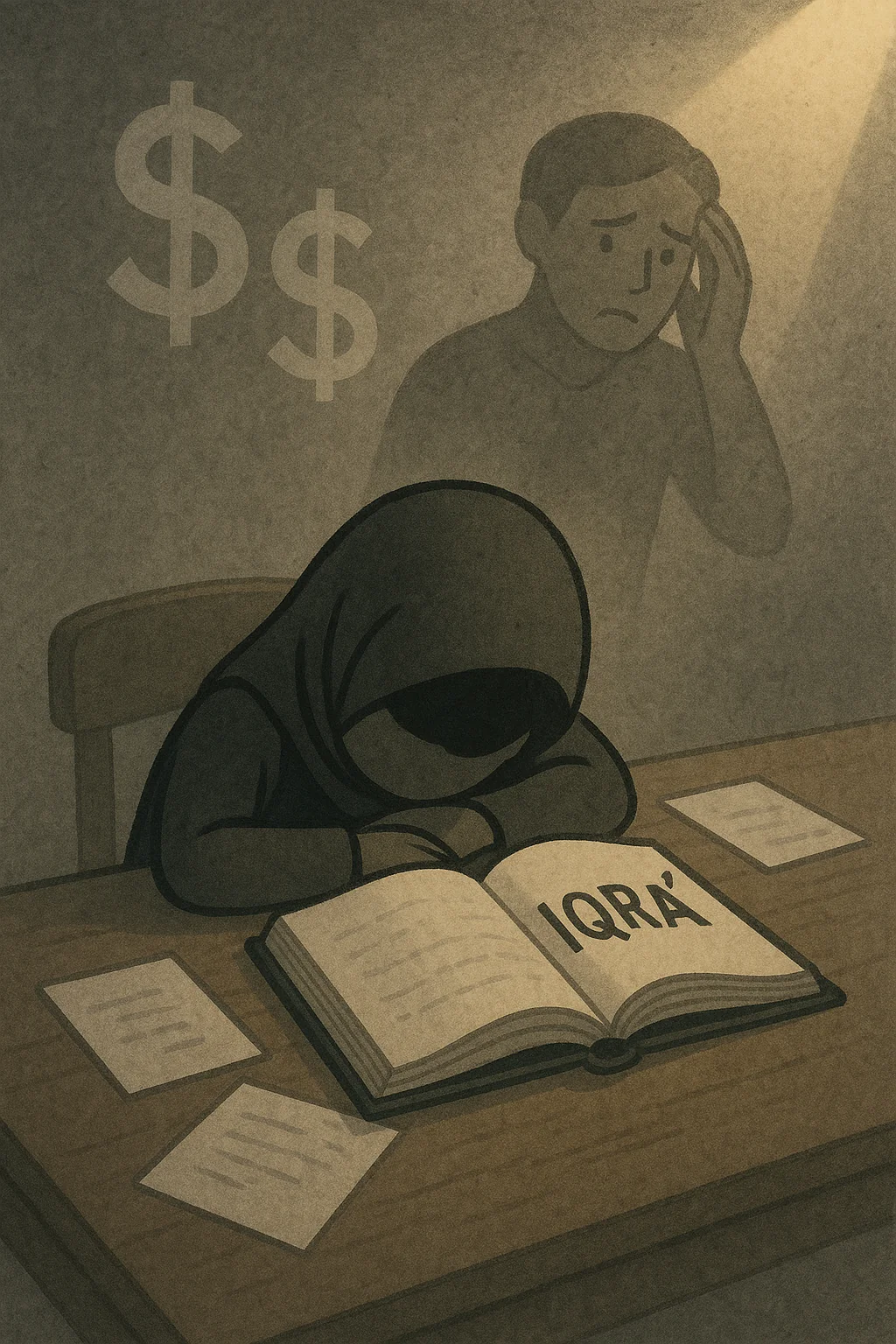 Anak frustrated, parent worried
